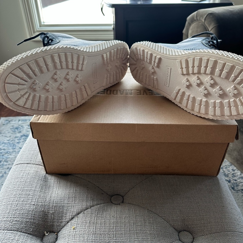 Steve Madden Black High-Top Sneakers - Picture 5 of 14
